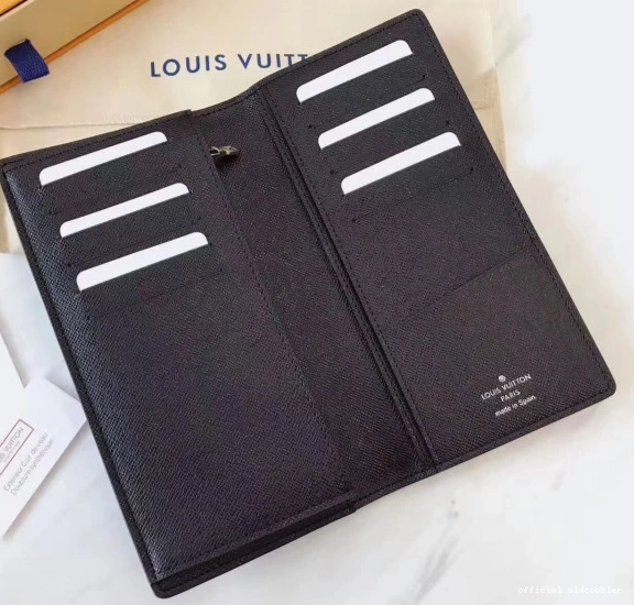 Official oldcobbler wallet Vuitton Louis Supreme 0808